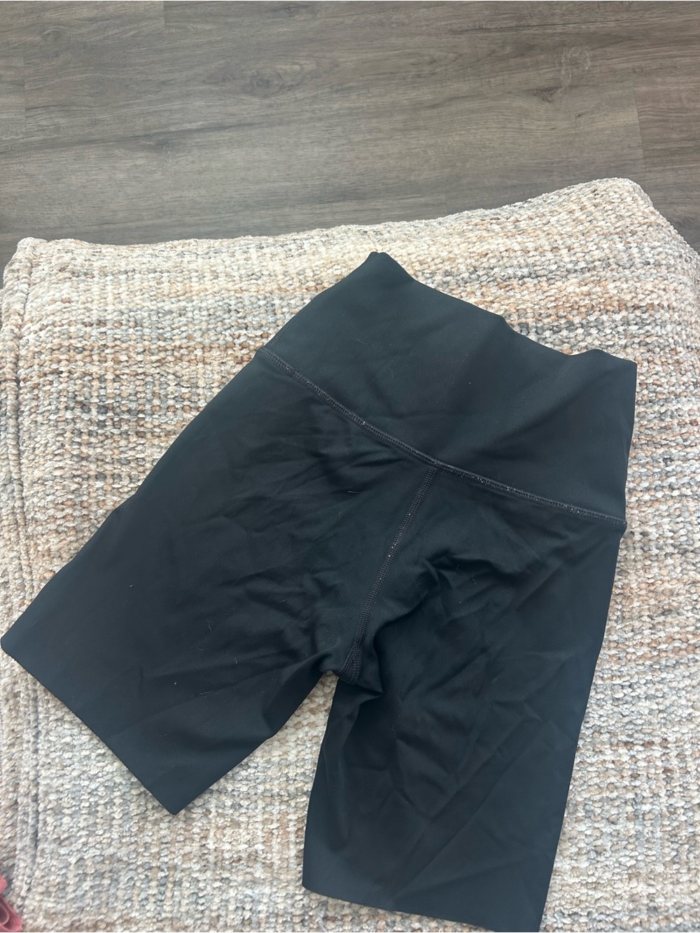 aerie Black High-Waist Bike Shorts